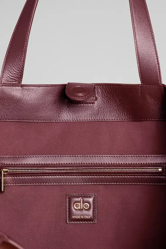 Sac cabas Alo Tranquility - daim bordeaux