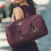 Sac de voyage Alo - Cuir bordeaux