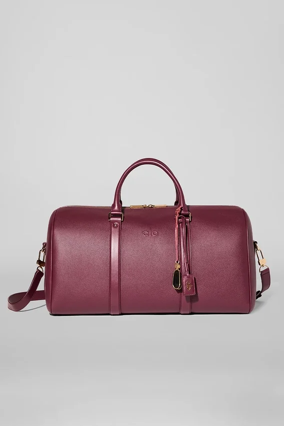 Sac de voyage Alo - Cuir bordeaux