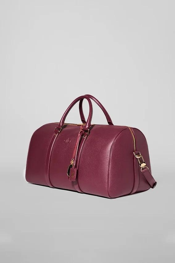 Sac de voyage Alo - Cuir bordeaux