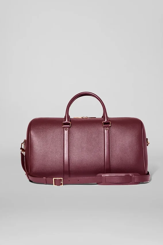 Sac de voyage Alo - Cuir bordeaux