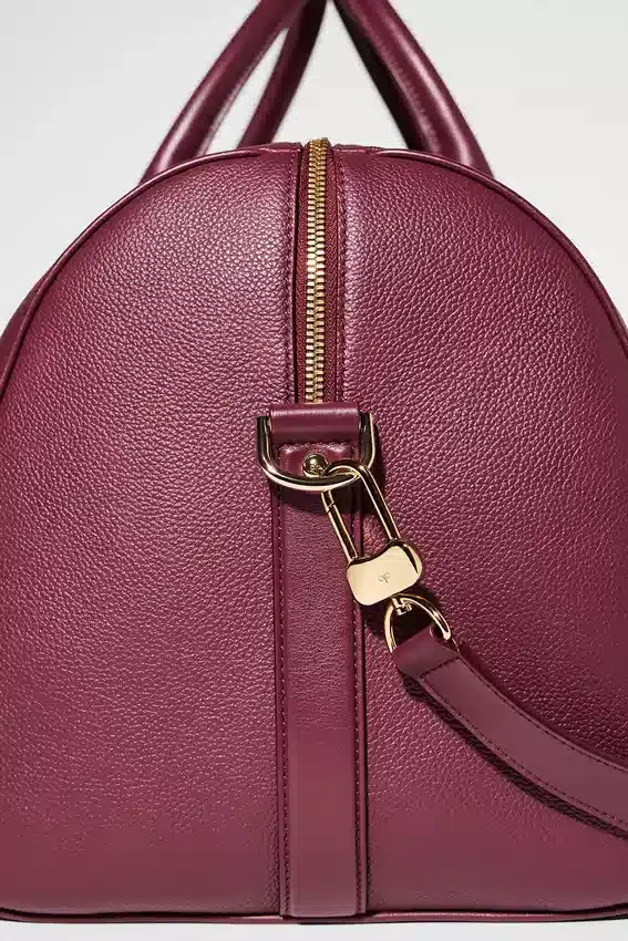 Sac de voyage Alo - Cuir bordeaux