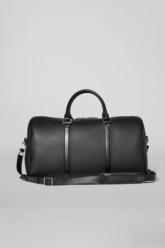 Sac de voyage Alo - Cuir noir