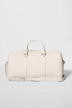 Sac de voyage Alo Voyage – Cuir blanc cassé