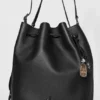 Sac seau Alo Balance - Cuir noir