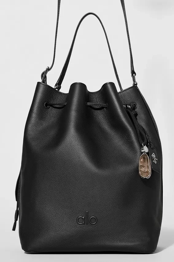 Sac seau Alo Balance - Cuir noir