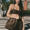 Sac seau Alo Balance - Daim espresso
