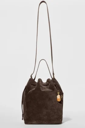 Sac seau Alo Balance – Daim espresso