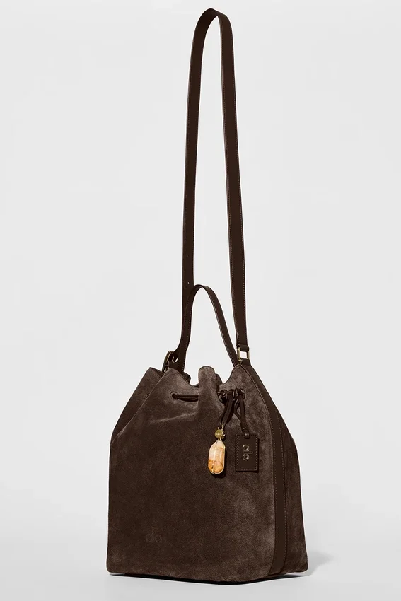 Sac seau Alo Balance - Daim espresso