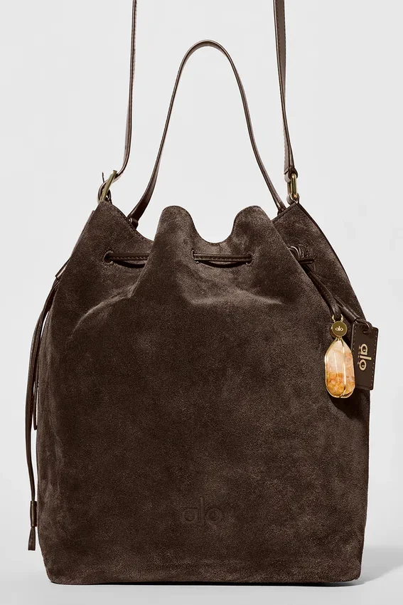 Sac seau Alo Balance - Daim espresso