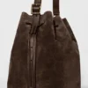 Sac seau Alo Balance - Daim espresso