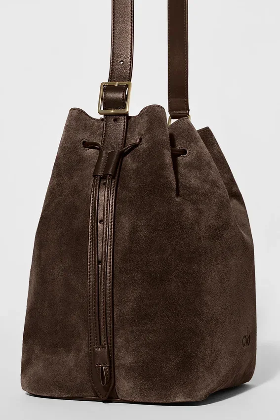 Sac seau Alo Balance - Daim espresso