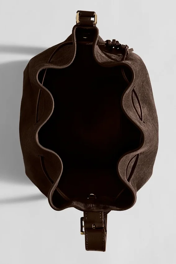 Sac seau Alo Balance - Daim espresso