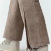Salopette Bunny Slope en mélange de laine – Alpine Cocoa Heather