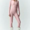 Salopette de ski Airlift Winter Warm — Rose champagne