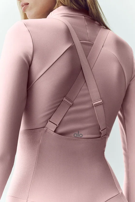Salopette de ski Airlift Winter Warm — Rose champagne