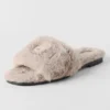 Sandales Alo Classico en fausse fourrure - Oat