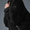 Shacket à bordure en sherpa - Noir