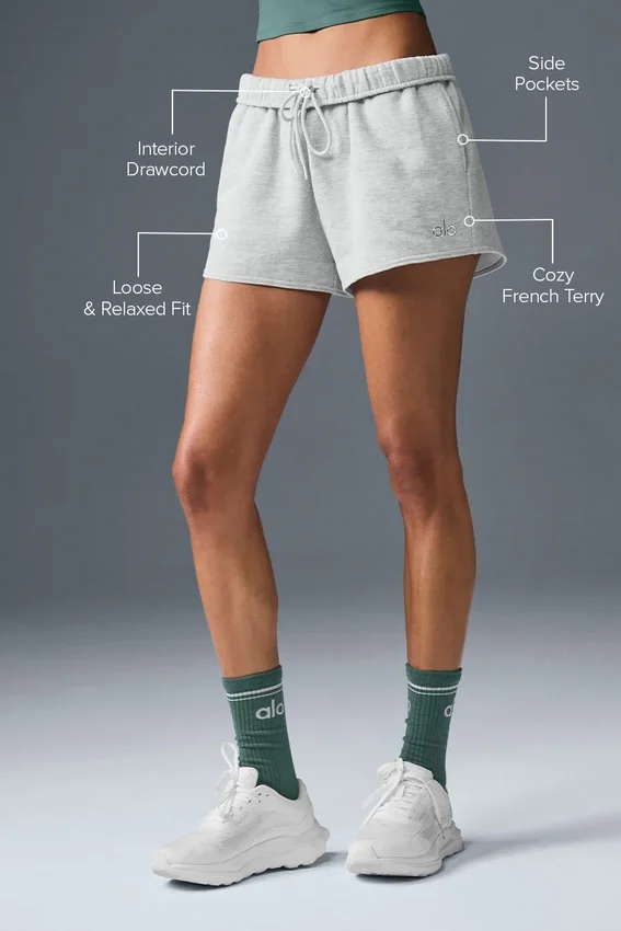 Short Accolade – Gris chiné athlétique