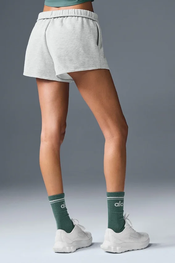Short Accolade – Gris chiné athlétique