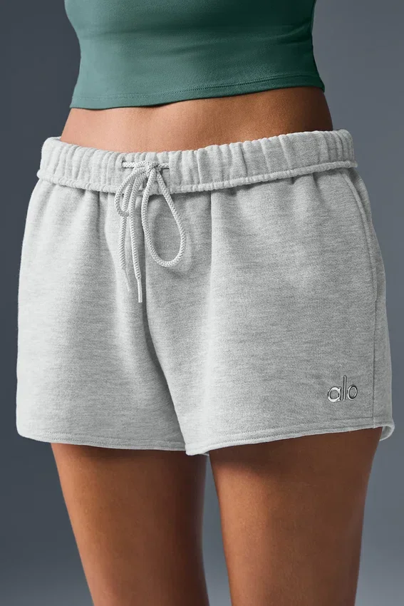 Short Accolade – Gris chiné athlétique