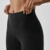 Short de cycliste High-Waist Airbrush 5" - Noir