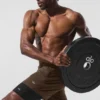 Short de performance 2-en-1 Conquer React - Espresso/Noir