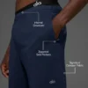Short de performance Conquer React 7" - Bleu marine