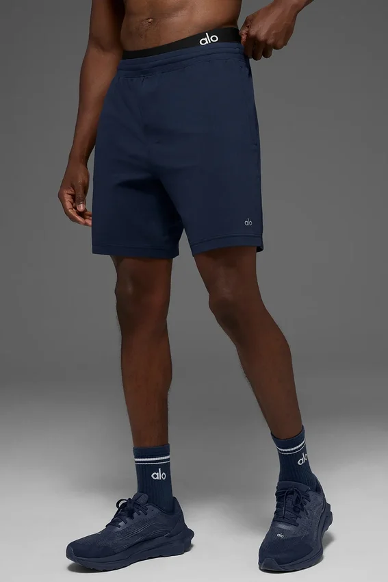 Short de performance Conquer React 7" - Bleu marine