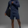 Short de performance Conquer React 7" - Bleu marine
