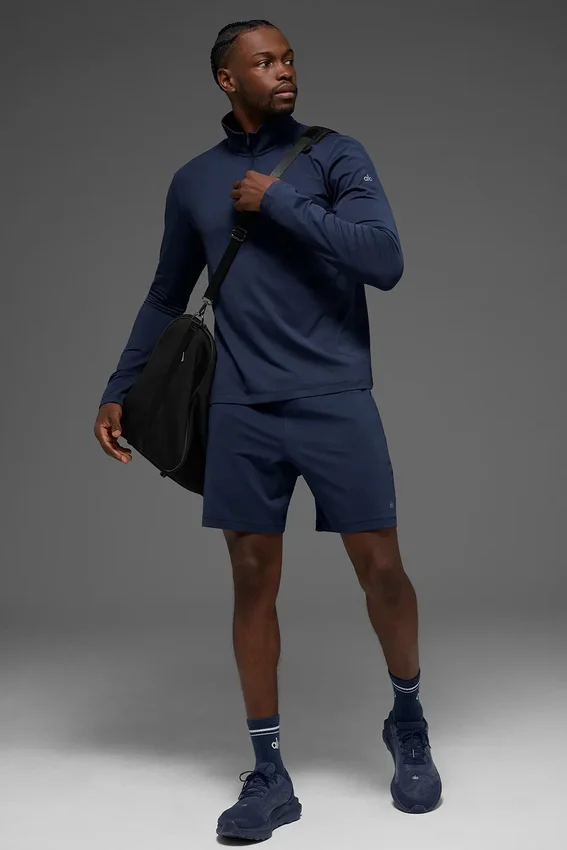 Short de performance Conquer React 7" - Bleu marine