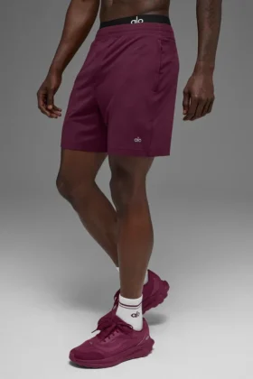 Short de performance Conquer React 7" - Bordeaux