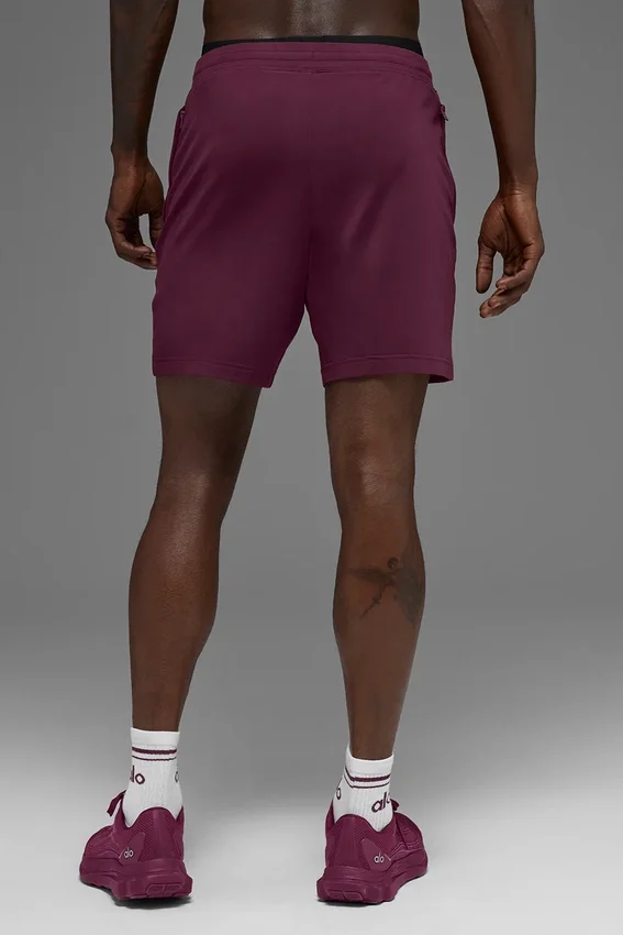 Short de performance Conquer React 7" - Bordeaux