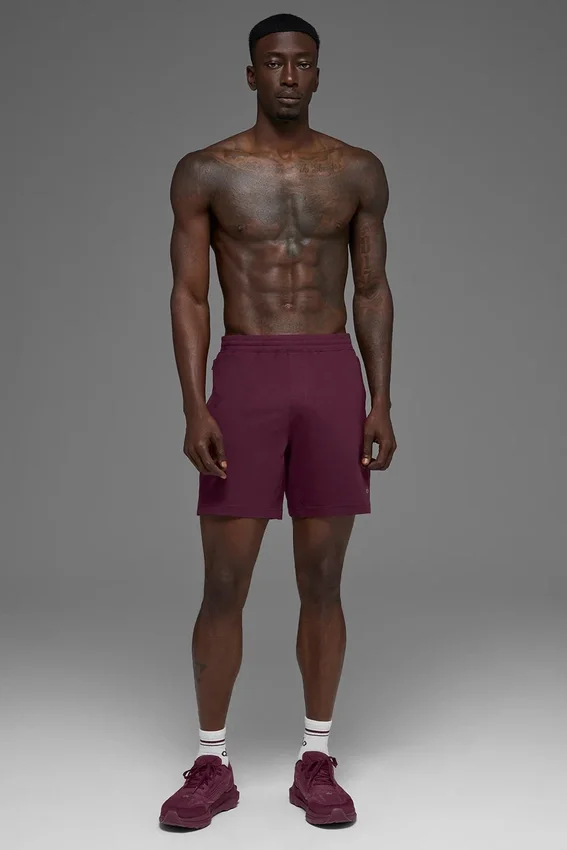 Short de performance Conquer React 7" - Bordeaux