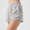 Short de sport discret – Gris chiné athlétique