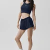 Short Go Time à taille mi-haute - Bleu marine