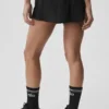 Short Go Time à taille mi-haute - Noir