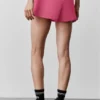 Short Go Time à taille mi-haute - Rose paradis