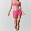 Short Go Time à taille mi-haute - Rose paradis