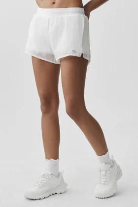Short Go Time taille moyenne - Blanc