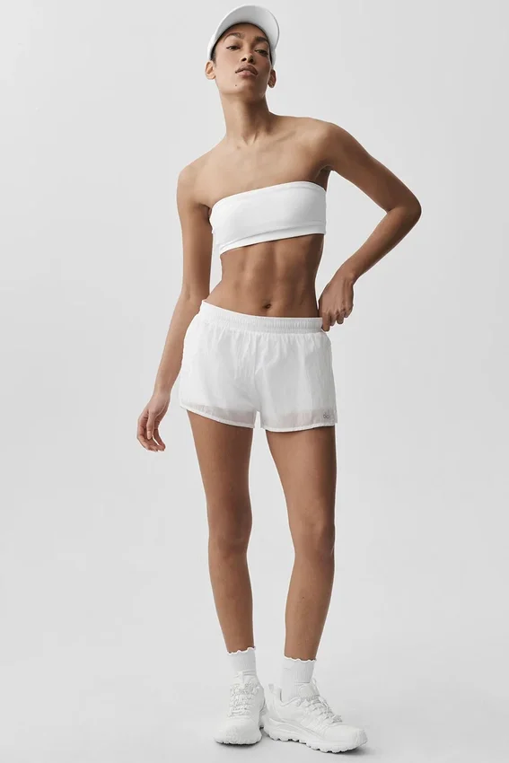 Short Go Time taille moyenne - Blanc