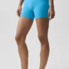 Short High-Waist Airbrush « Better Together » - Bleu azur/Blanc