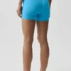 Short High-Waist Airbrush « Better Together » - Bleu azur/Blanc