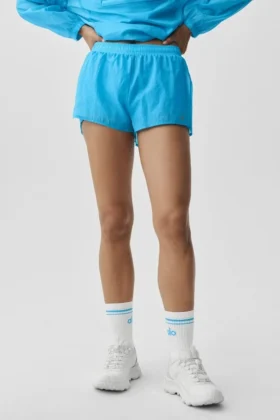 Short taille moyenne « Go Time » – Bleu azur