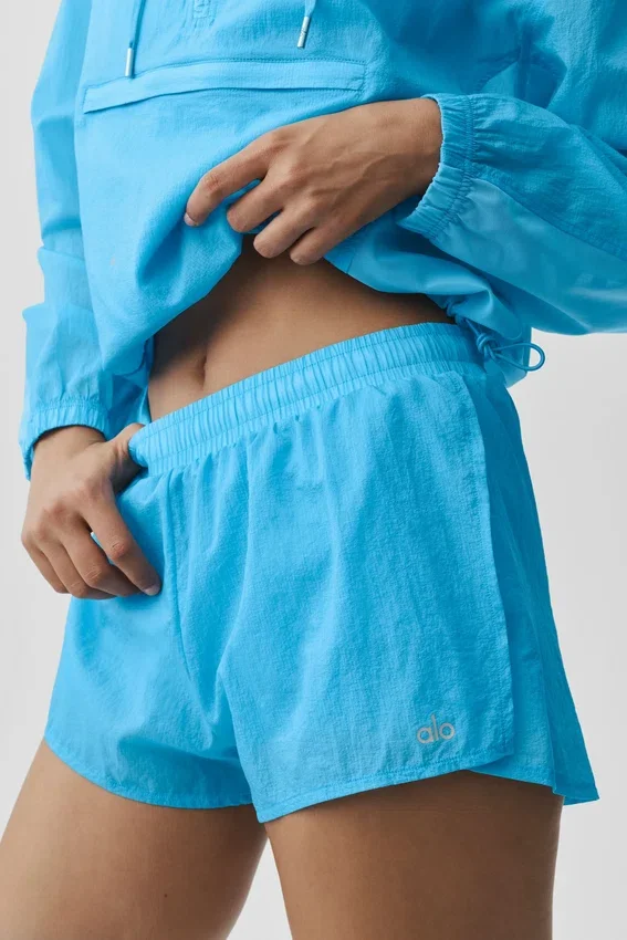 Short taille moyenne « Go Time » - Bleu azur