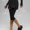 Shorts 2 en 1 Front Runner en maille – Noir