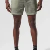 Shorts 2-en-1 « Game Time » en ripstop 5" – Limestone/Noir