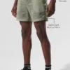 Shorts 2-en-1 « Game Time » en ripstop 5" – Limestone/Noir