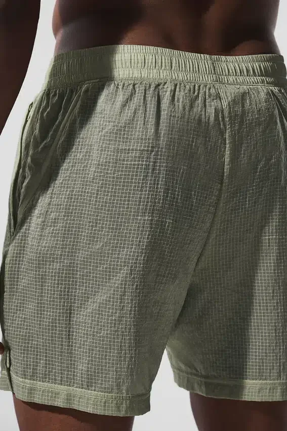Shorts 2-en-1 « Game Time » en ripstop 5" – Limestone/Noir