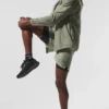 Shorts 2-en-1 « Game Time » en ripstop 5" – Limestone/Noir